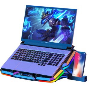 پایه خنک کننده لپ تاپ کول کولد RGB مدل 13-K44